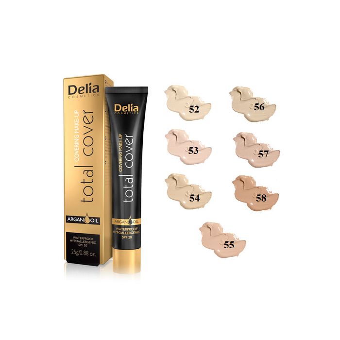 DELIA TOTALCOVER SPF20 FOND DE TEINT 58 BEIGE FONCE 25G