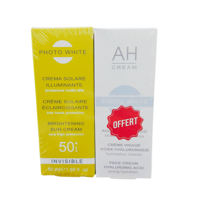 PHOTOWHITE CREME SOLAIRE ECLAIRCISANTE INVISIBLE SPF50+ PACK