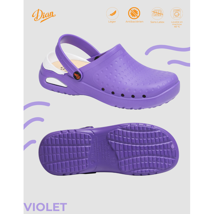 BUXA SABOT COULEUR VIOLET T37