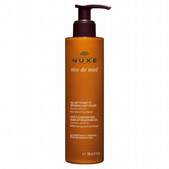NUXE REVE DE MIEL GEL NETTOYANT ET DEMAQUILLANT 200ML