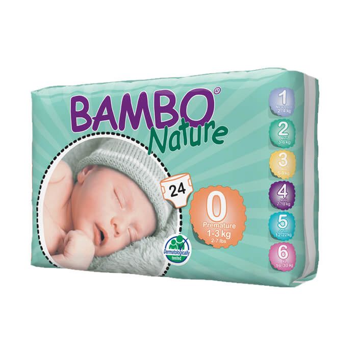 BAMBO NATURE COUCHES T0 1-3KG