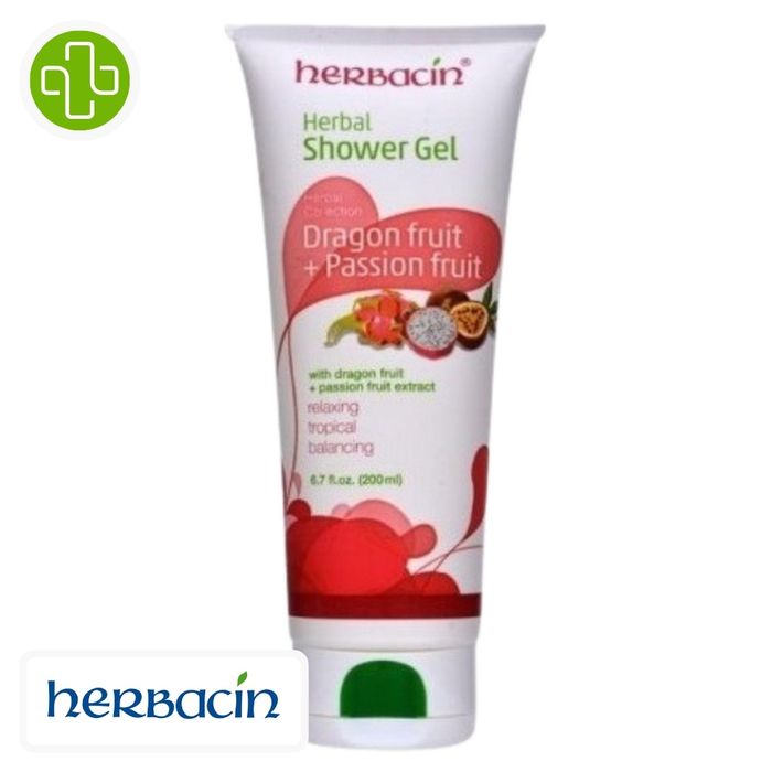 HERBACIN GEL DOUCHE FRUIT DRAGON & FRUIT PASSION 200ML