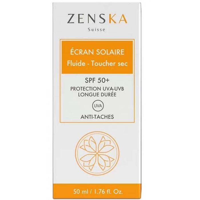ZENSKA ECRAN SOLAIRE FLUIDE TOUCHER SEC50+ 50ML