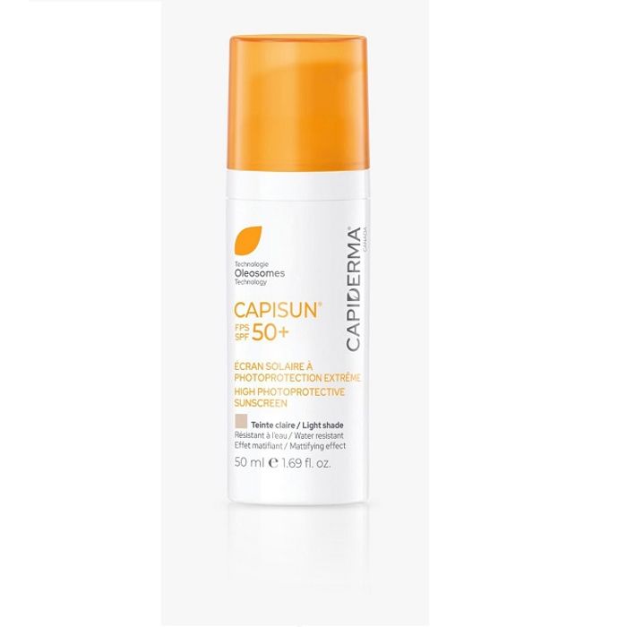 CAPIDERMA CAPISUN ECRAN TEINTE CLAIRE 50+ 50ML