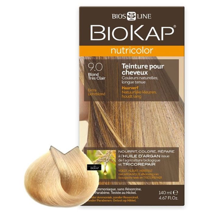 BIOKAP NUTRICOLOR 9.0 BLOND TRES CLAIR