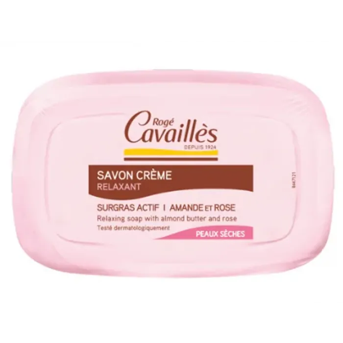 roge cavailles SAVON CREME BEURRE D AMANDE ET ROSE 115G