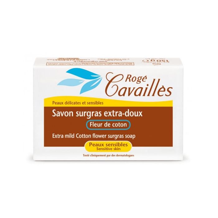 roge cavailles SAVON SURGRAS FLEUR DE COTON 150G