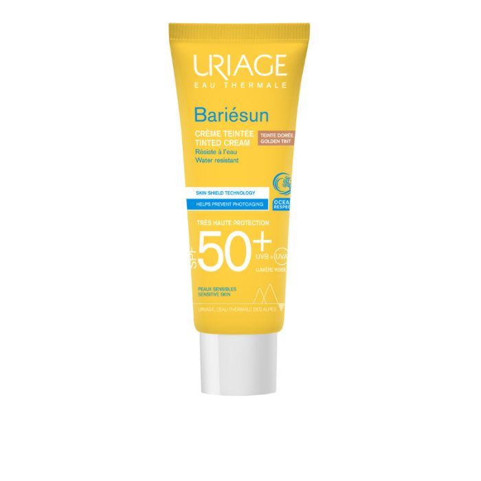 URIAGE BARIESUN SPF50+ CREME TEINTE DORE PEAUX SENSIBLES