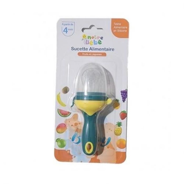 NOTRE BEBE SUCETTE ALIMENTAIRE FRUITS ET LEGUMES 4MOIS+