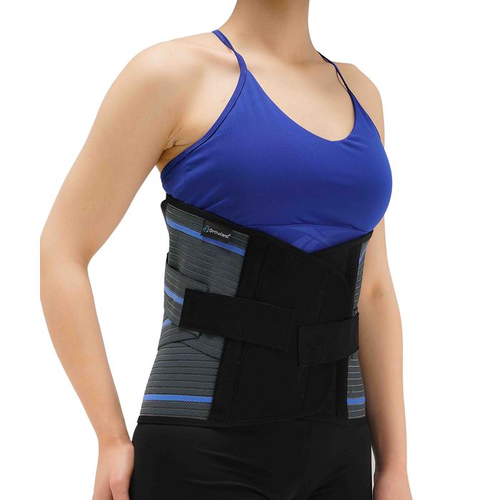 ORTHOLAND CEINTURE LUMBOSCRAL AVEC BALIENES ACIER 32CM UNISIZE