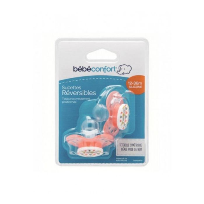 BEBE CONFORT SUCETTE REVERSIBLES 0--6M SPORT ROUGE X2 5273