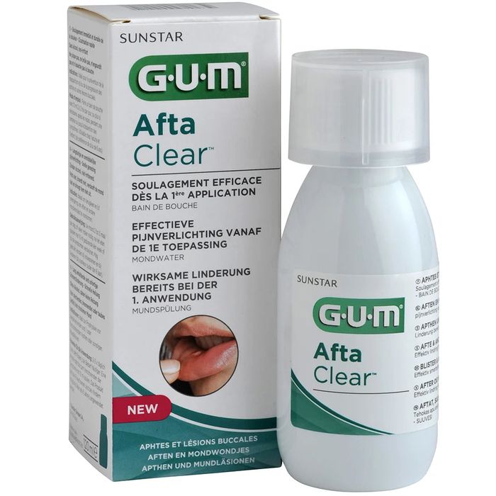 GUM AFTACLEAR BAIN DE BOUCHE 2410 120ML