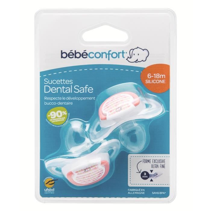 BEBE CONFORT SUCETTE X2 DENT SAF LATEX R:30000701