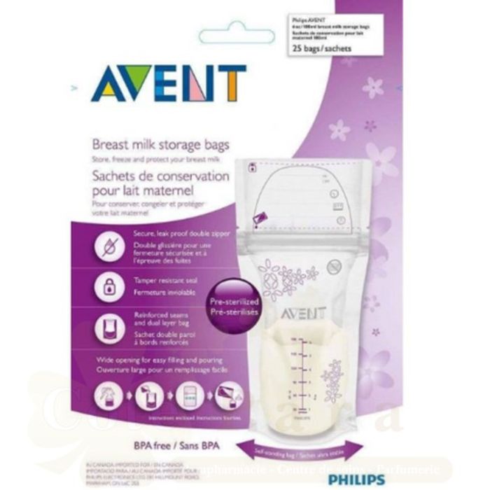 AVENT SACHETS DE CONSERV.LAIT MATERNEL SCF603/25
