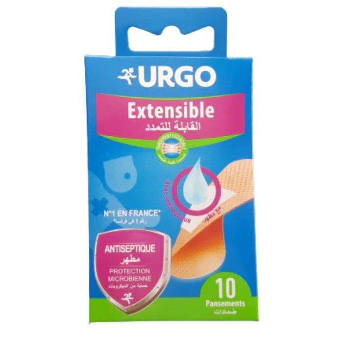 URGO MULTI EXTENSIBLE X 10 PANS ANTISEPTIQUE