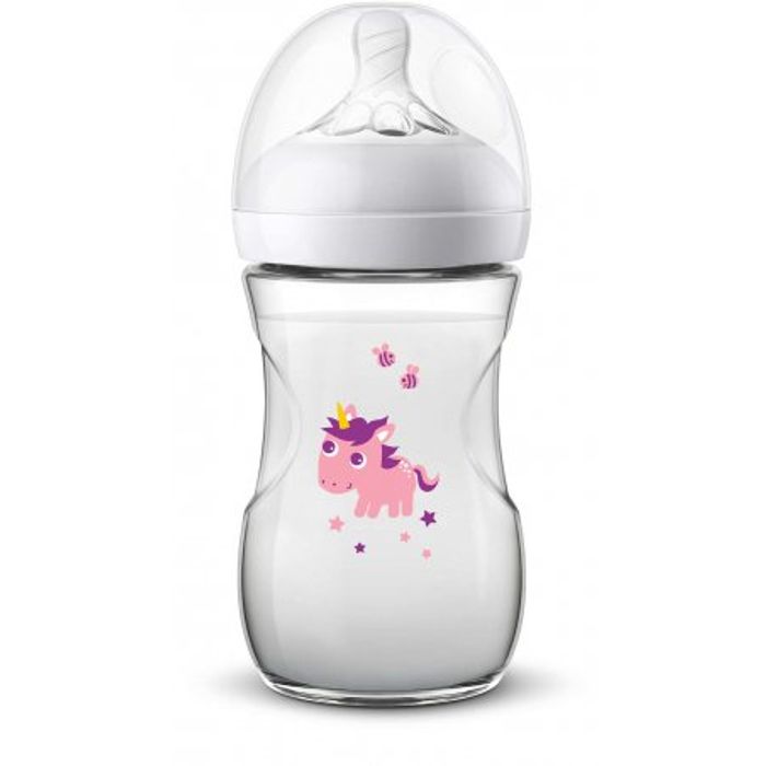 AVENT BIBERON NAT 260ML 070/25 UNICORN