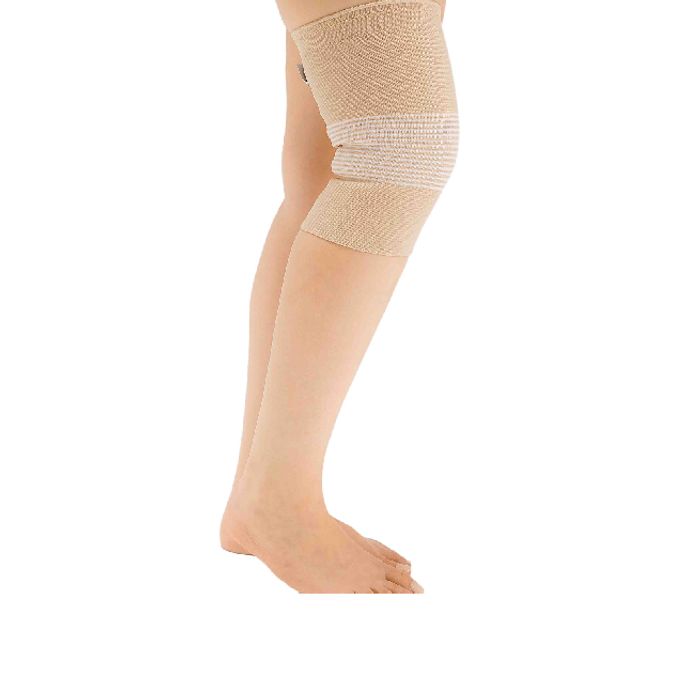 Ortholand GENOUILLERE ELASTIQUE + BANDE SILICONE TAILLE L ML-0320