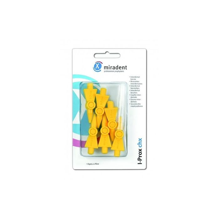 MIRADENT I-PROX CHX BROSSETTES X-FINES JAUNE