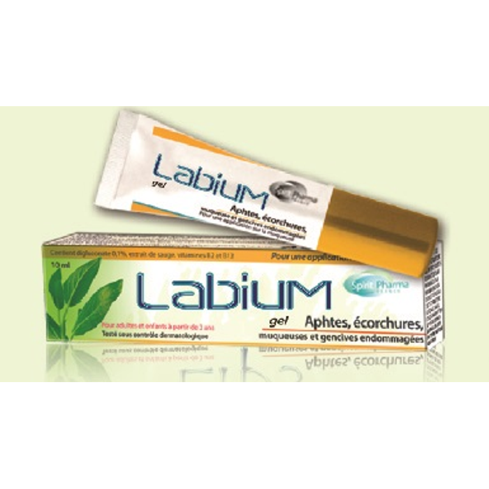 LABIUM GEL APHTES ET ECORCHURES 10ML - Paracentrale