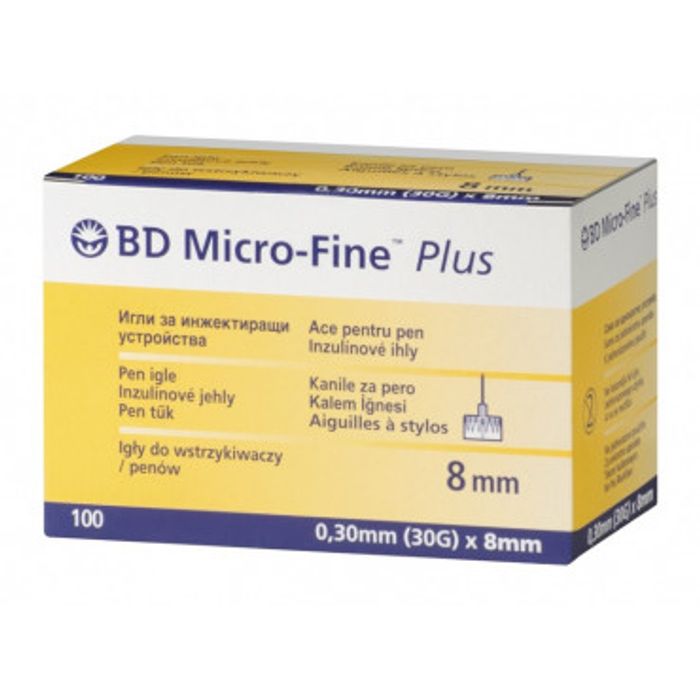 BD MICROFINE + AIGUILLES PAQUET X 100 N°08