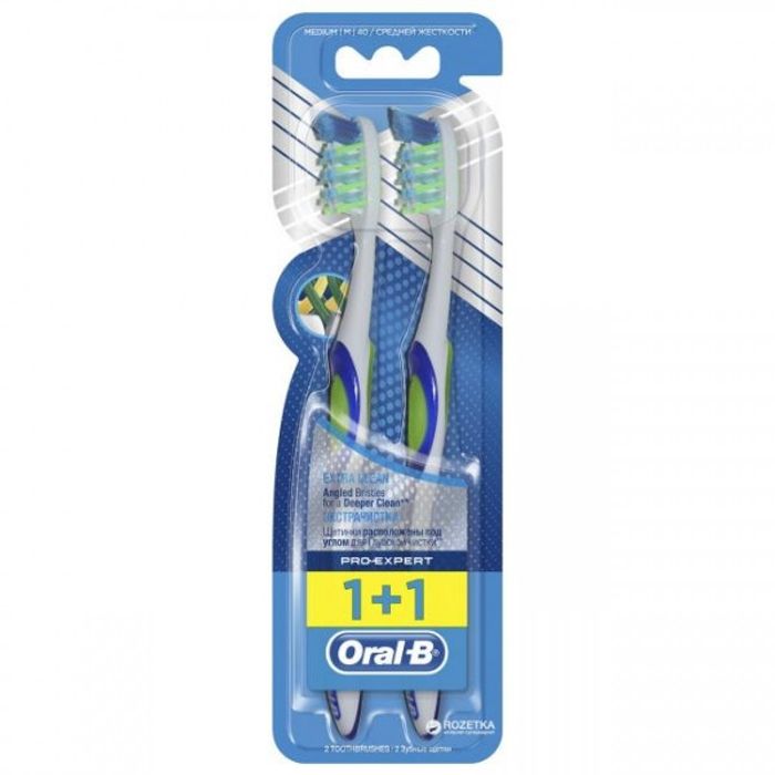 ORAL B BROSSE A DENTS PRO EXP ANTI BACT MED 40 DUO