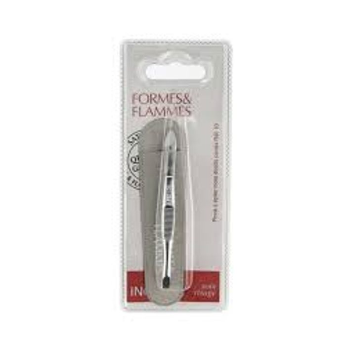 FORMES&FLAMMES PINCE A EPILER MORS ETROIT CARRE R:10