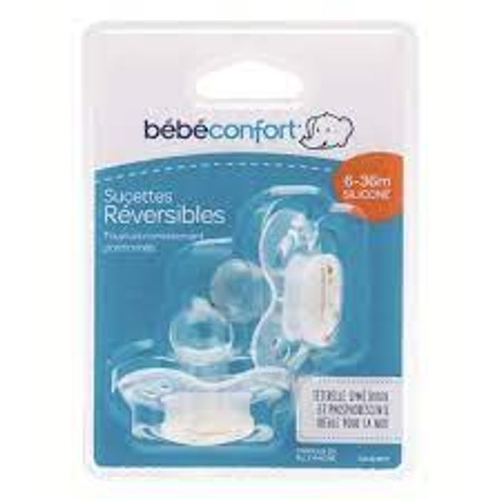 BEBE CONFORT SUCETTE X2 NUIT ORTHO SILIC 1ER A R:30000721