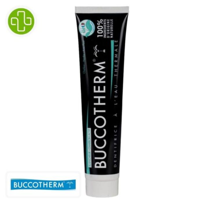 BUCCOTHERM DENTIFRICE BLCH-CHARBON.ACTIF 75ML