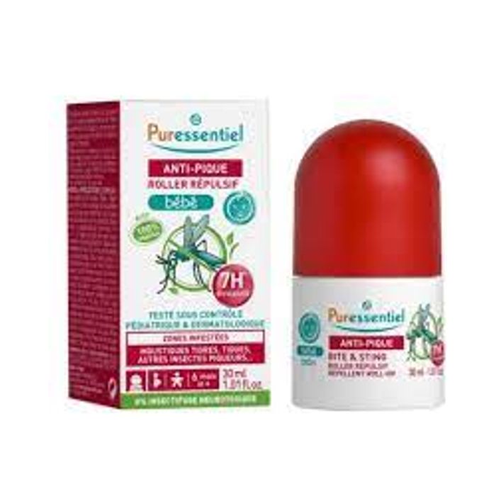 PURESSENTIEL ANTI PIQUE MOUSTIQUE ROLLER BEBE 30ML 7H