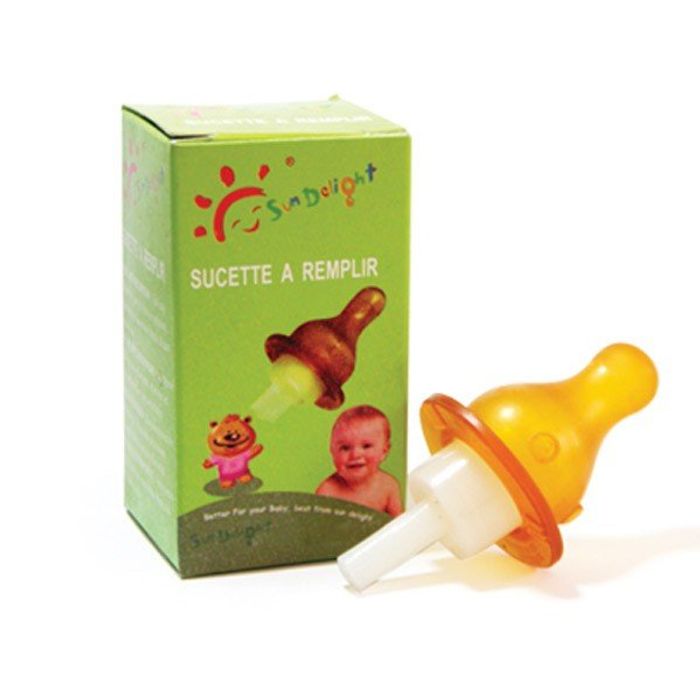 NOTRE BEBE SUCETTE A REMPLIR SILIC