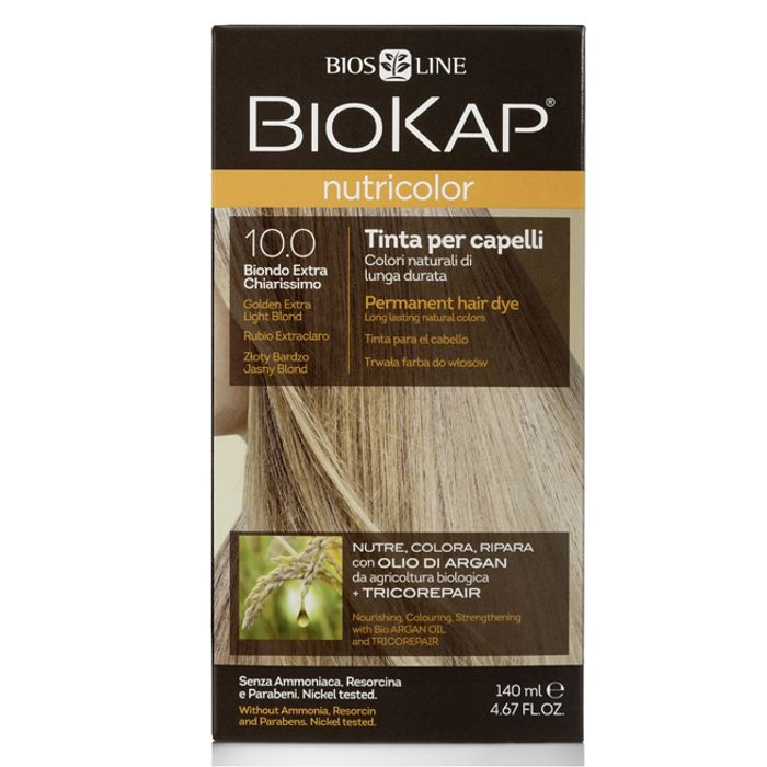 BIOKAP NUTRICOLOR 10.0 BLOND EXTRA CLAIR