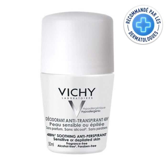 Vichy DEO BILLE BLANC ANTI TRANSPIRANT PEAUX SENSIBLE 50ML 48H